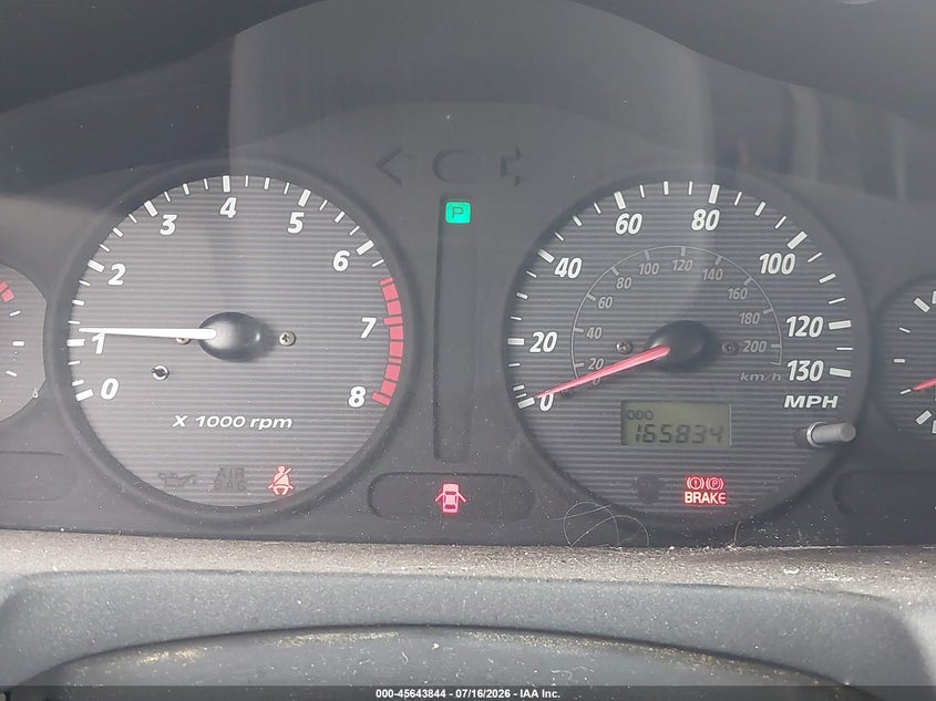2002 Hyundai Santa fe VIN KM8SC13D22U276580 IAAI salvage auction — NORMAL WEAR, Clear (Florida), sold $75 on 2026-07-29 (photo 7)