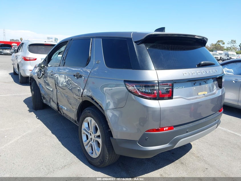 2021 Land rover Discovery sport VIN SALCJ2FX3MH889905 IAAI salvage auction — SIDE, Salvage Title, sold $4,150 on 2026-08-23 (photo 3)