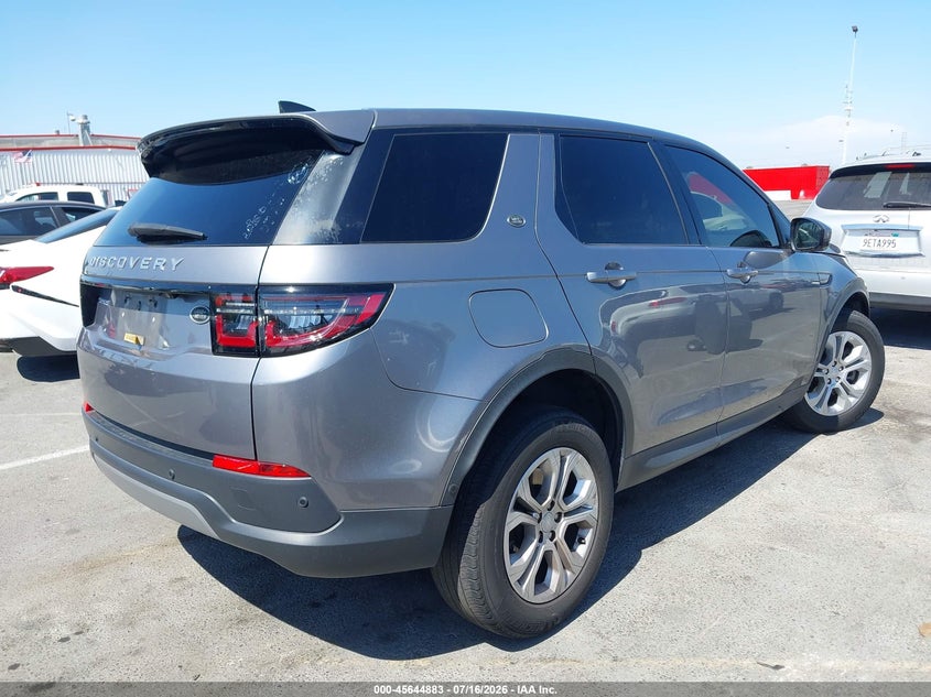 2021 Land rover Discovery sport VIN SALCJ2FX3MH889905 IAAI salvage auction — SIDE, Salvage Title, sold $4,150 on 2026-08-23 (photo 4)