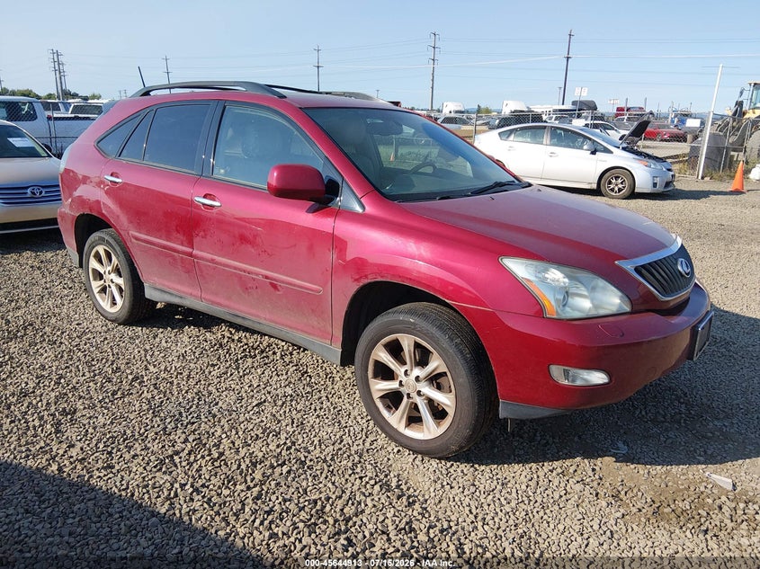 2009 Lexus Rx 350 VIN JTJHK31U992052628 IAAI salvage auction — NORMAL WEAR, Peddle Clear Public-Restricted (Oregon), sold $475 on 2026-07-29 (photo 1)