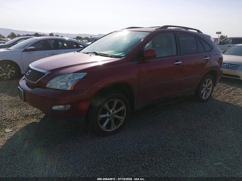 2009 Lexus Rx 350 VIN JTJHK31U992052628 IAAI salvage auction — NORMAL WEAR, Peddle Clear Public-Restricted (Oregon), sold $475 on 2026-07-29 (photo 2)