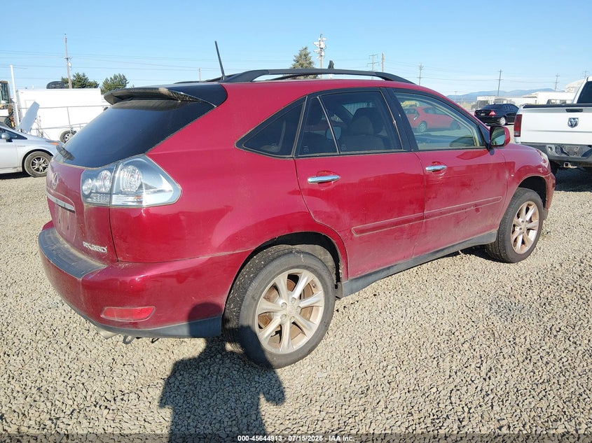 2009 Lexus Rx 350 VIN JTJHK31U992052628 IAAI salvage auction — NORMAL WEAR, Peddle Clear Public-Restricted (Oregon), sold $475 on 2026-07-29 (photo 4)