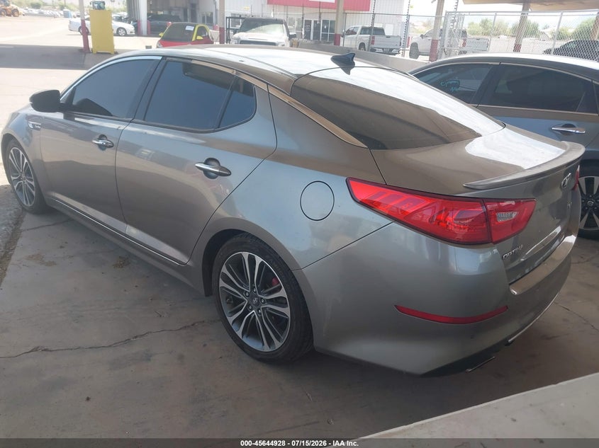 2014 Kia Optima VIN 5XXGR4A69EG303704 IAAI salvage auction — FRONT END, Restored (Arizona), sold $325 on 2026-07-21 (photo 3)