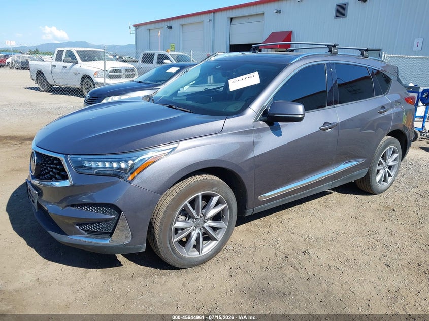 2020 Acura Rdx VIN 5J8TC2H54LL041963 IAAI salvage auction — SIDE, Salvage Title, sold $4,350 on 2026-07-31 (photo 2)