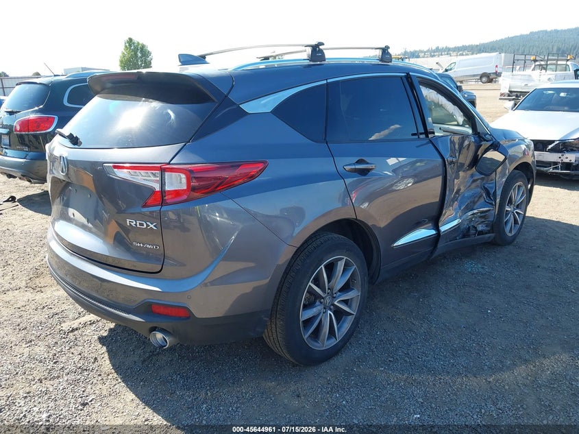 2020 Acura Rdx VIN 5J8TC2H54LL041963 IAAI salvage auction — SIDE, Salvage Title, sold $4,350 on 2026-07-31 (photo 4)
