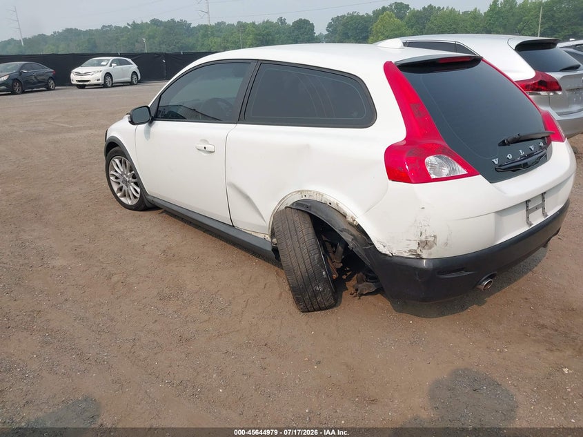 2009 Volvo C30 VIN YV1MK672X92143698 IAAI salvage auction — LEFT REAR, Salvage - Greater Than 75% (Maryland), sold $700 on 2026-08-05 (photo 3)