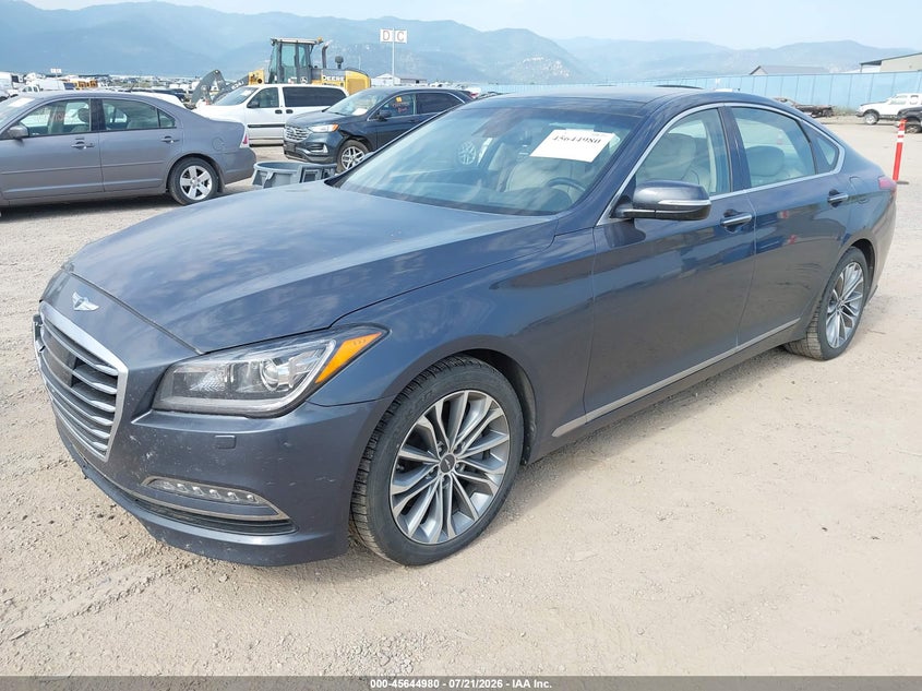 2017 Genesis G80 VIN KMHGN4JE2HU176422 IAAI salvage auction — FRONT END, Salvage Title, sold $3,550 on 2026-09-02 (photo 2)