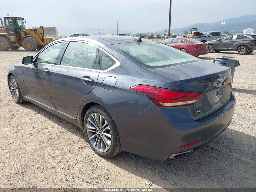 2017 Genesis G80 VIN KMHGN4JE2HU176422 IAAI salvage auction — FRONT END, Salvage Title, sold $3,550 on 2026-09-02 (photo 3)