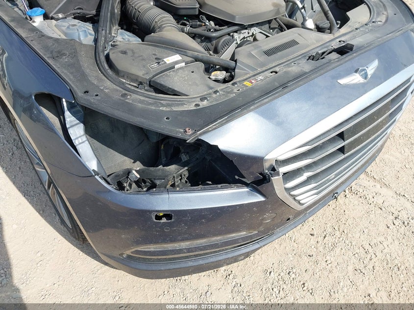 2017 Genesis G80 VIN KMHGN4JE2HU176422 IAAI salvage auction — FRONT END, Salvage Title, sold $3,550 on 2026-09-02 (photo 6)