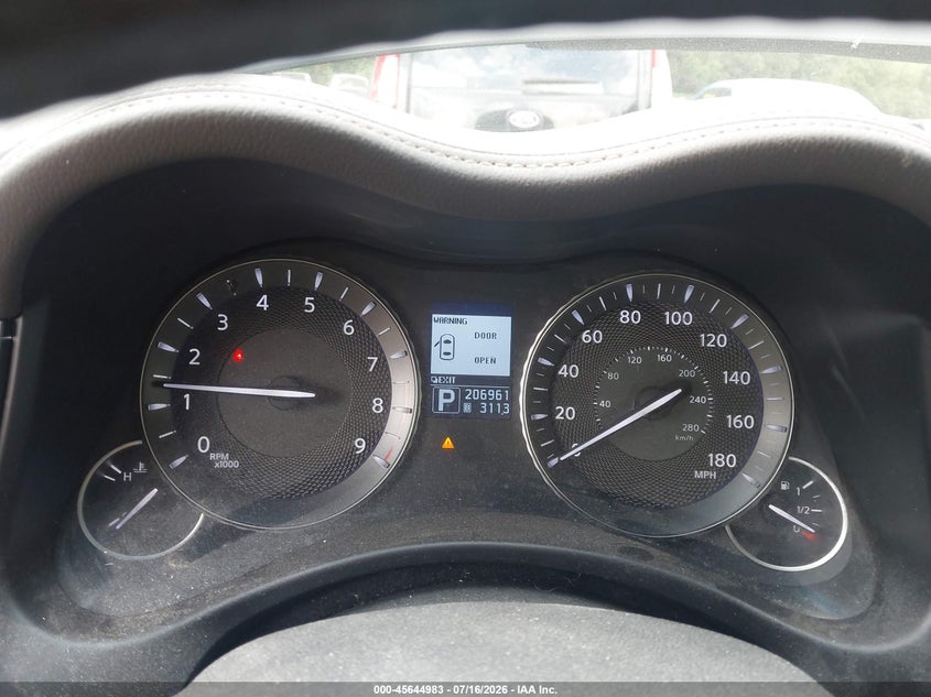 2012 Infiniti M VIN JN1BY1AR1CM396606 IAAI salvage auction — NORMAL WEAR, Clear (Kansas), sold $25 on 2026-07-29 (photo 7)