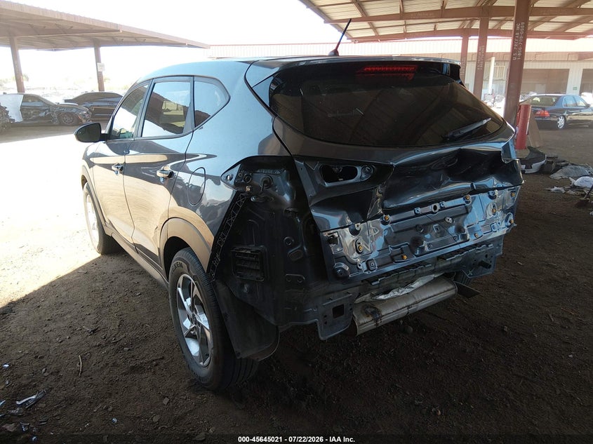2018 Hyundai Tucson VIN KM8J2CA40JU824295 IAAI salvage auction — REAR END, Salvage (Arizona), sold $2,700 on 2026-07-27 (photo 3)