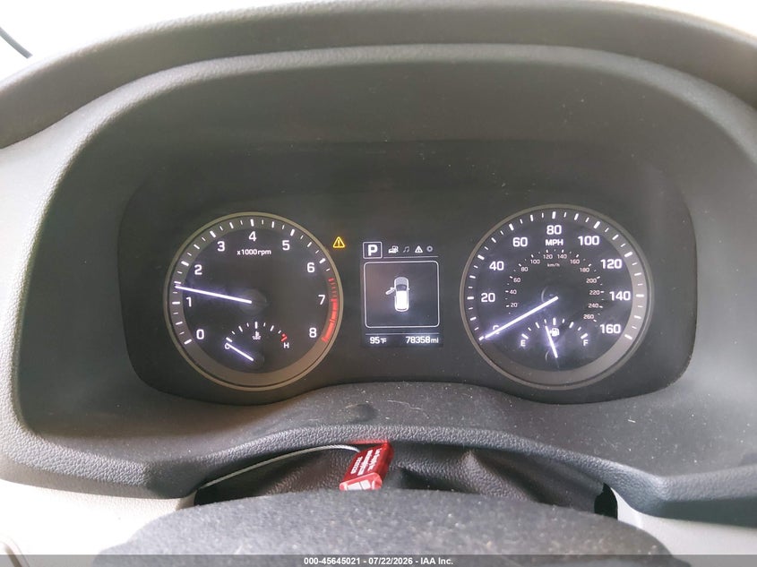 2018 Hyundai Tucson VIN KM8J2CA40JU824295 IAAI salvage auction — REAR END, Salvage (Arizona), sold $2,700 on 2026-07-27 (photo 7)