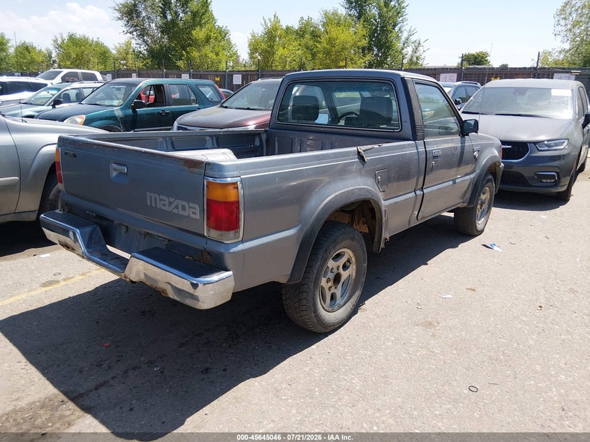 1991 Mazda B2600 VIN JM2UF4146M0145246 IAAI salvage auction — NORMAL WEAR, Clear (Colorado), sold $700 on 2026-07-28 (photo 4)