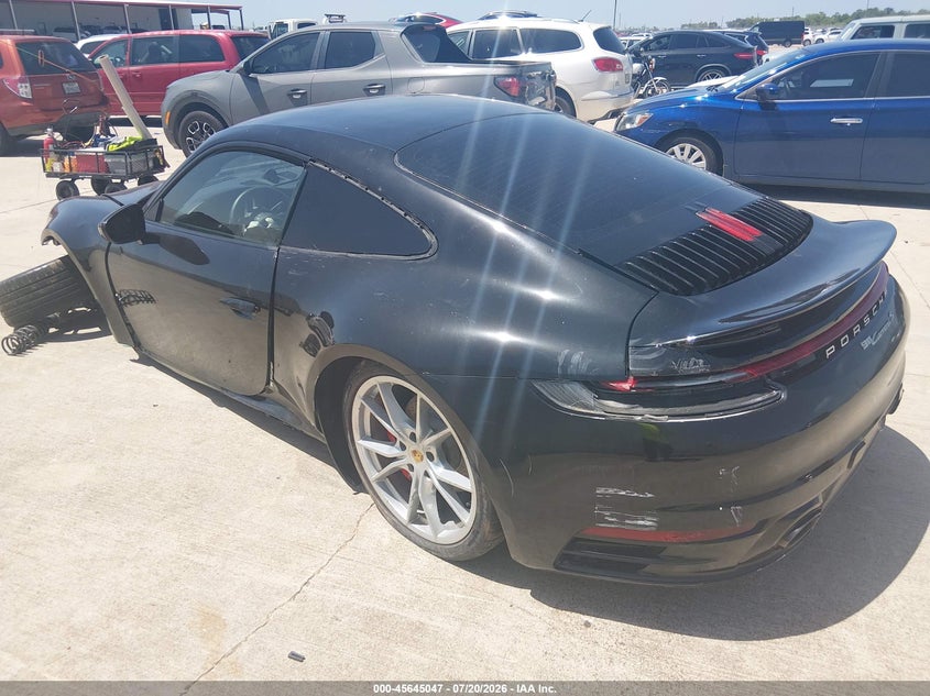 2020 Porsche 911 VIN WP0AB2A91LS225947 IAAI salvage auction — FRONT END, Salvage Title, sold $26,250 on 2026-08-14 (photo 3)