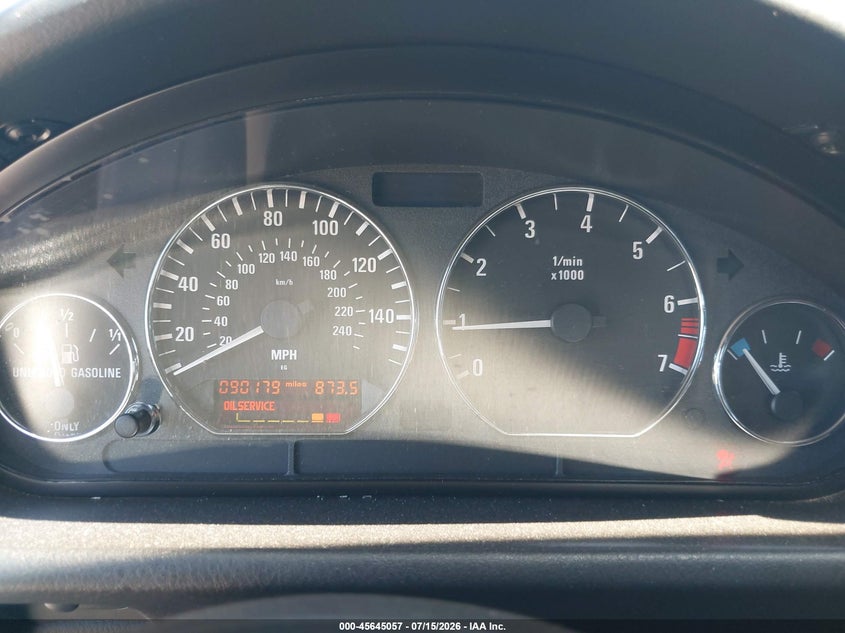 2000 BMW Z3 VIN WBACH3348YLF71963 IAAI salvage auction — FRONT END, Salvage Title - Dealer (California), sold $2,900 on 2026-08-05 (photo 7)