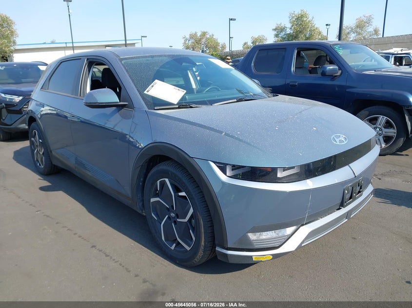 2022 Hyundai Ioniq 5 VIN KM8KMDAF6NU053403 IAAI salvage auction — REAR END, Wait Title, sold $7,500 on 2026-08-14 (photo 1)