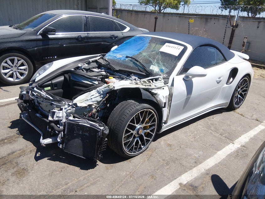 2015 Porsche 911 VIN WP0CD2A92FS178077 IAAI salvage auction — FRONT END, Mv-907A (New York), sold $11,300 on 2026-07-29 (photo 2)
