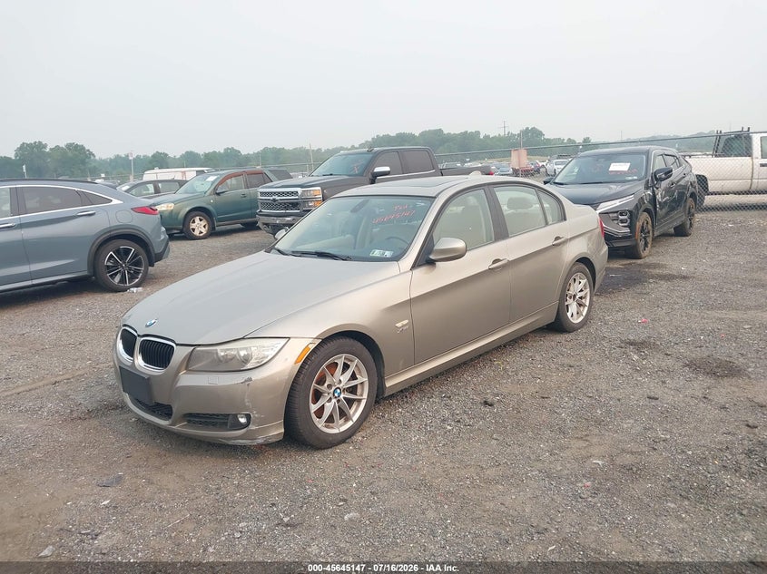 2010 BMW 3 series VIN WBAPK5C58AA646893 IAAI salvage auction — NORMAL WEAR, Clear (Pennsylvania), sold $1,050 on 2026-07-20 (photo 2)
