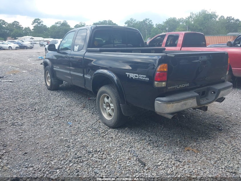 2002 Toyota Tundra VIN 5TBBT48182S267903 IAAI salvage auction — NORMAL WEAR, Clear (South Carolina), sold $1,000 on 2026-07-21 (photo 3)