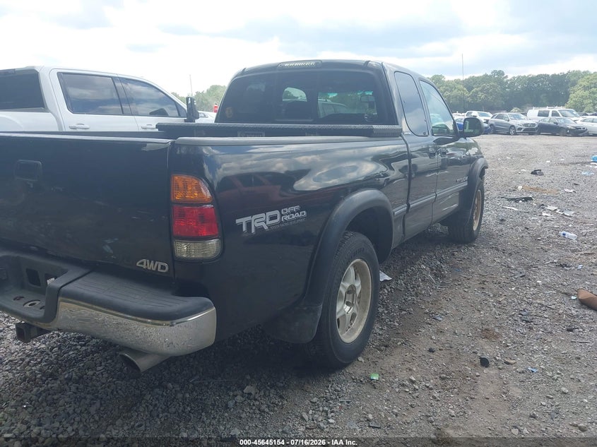 2002 Toyota Tundra VIN 5TBBT48182S267903 IAAI salvage auction — NORMAL WEAR, Clear (South Carolina), sold $1,000 on 2026-07-21 (photo 4)