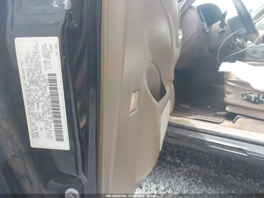 2002 Toyota Tundra VIN 5TBBT48182S267903 IAAI salvage auction — NORMAL WEAR, Clear (South Carolina), sold $1,000 on 2026-07-21 (photo 9)
