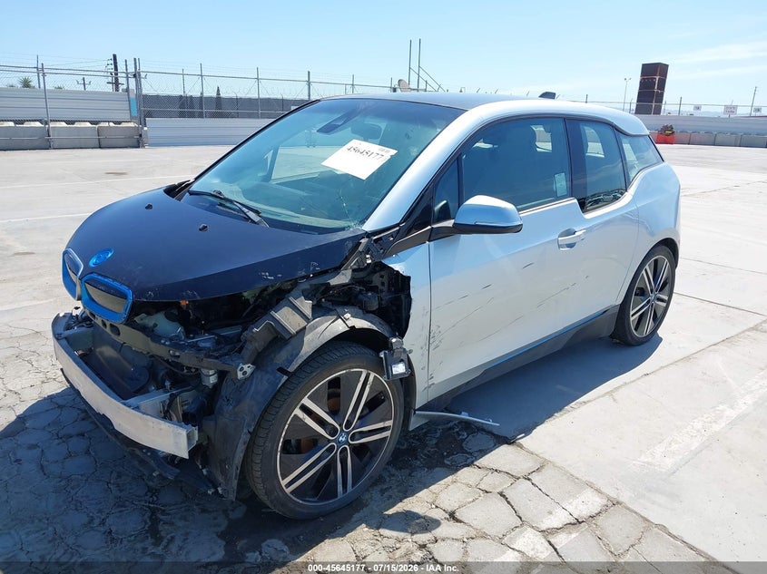 2014 BMW I3 VIN WBY1Z2C53EV286108 IAAI salvage auction — FRONT END, Salvage (California), sold $800 on 2026-07-29 (photo 2)