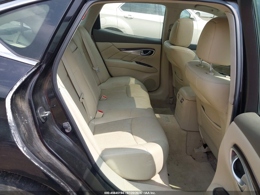 2013 Infiniti M37 VIN JN1BY1AR7DM602531 IAAI salvage auction — NORMAL WEAR, Clear (Maryland), sold $25 on 2026-07-29 (photo 8)