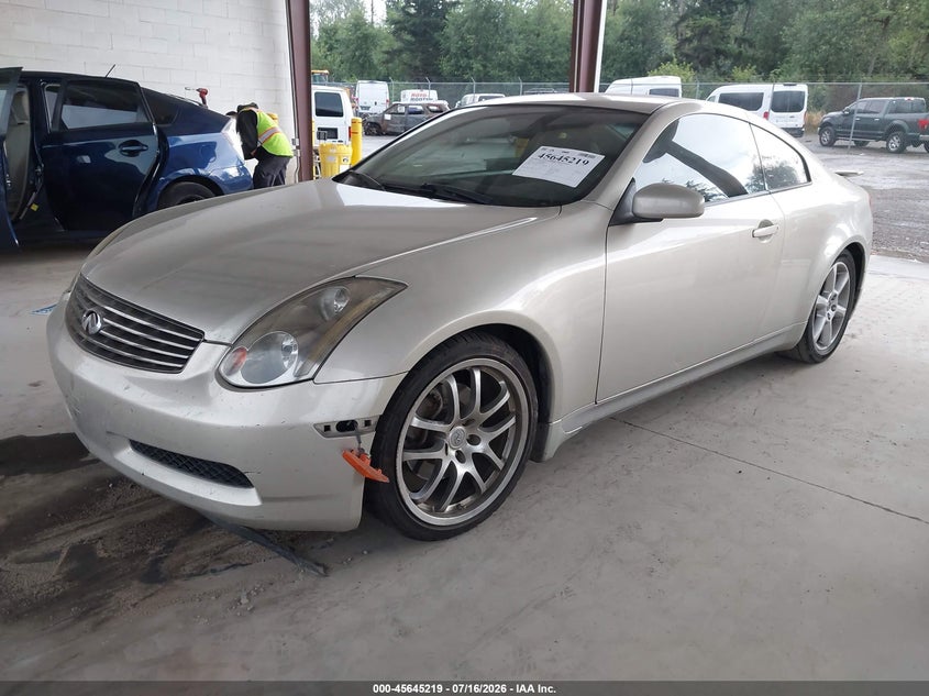 2005 Infiniti G35 VIN JNKCV54E35M416401 IAAI salvage auction — LEFT FRONT, Bill Of Sale (Washington), sold $2,800 on 2026-08-24 (photo 2)