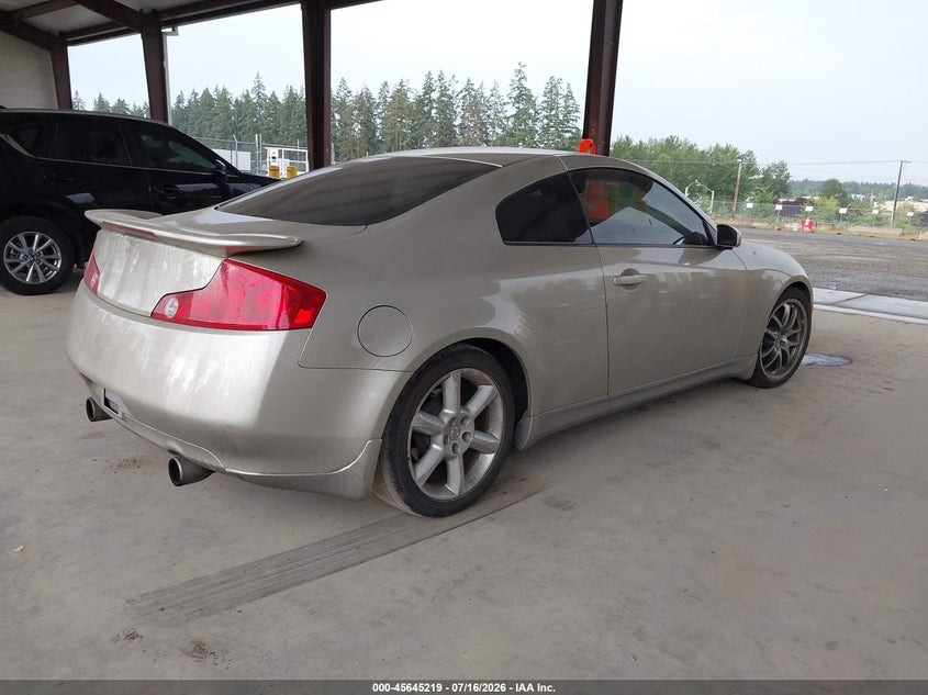 2005 Infiniti G35 VIN JNKCV54E35M416401 IAAI salvage auction — LEFT FRONT, Bill Of Sale (Washington), sold $2,800 on 2026-08-24 (photo 4)