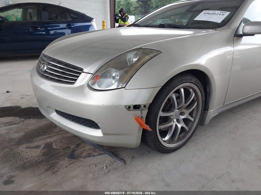 2005 Infiniti G35 VIN JNKCV54E35M416401 IAAI salvage auction — LEFT FRONT, Bill Of Sale (Washington), sold $2,800 on 2026-08-24 (photo 6)