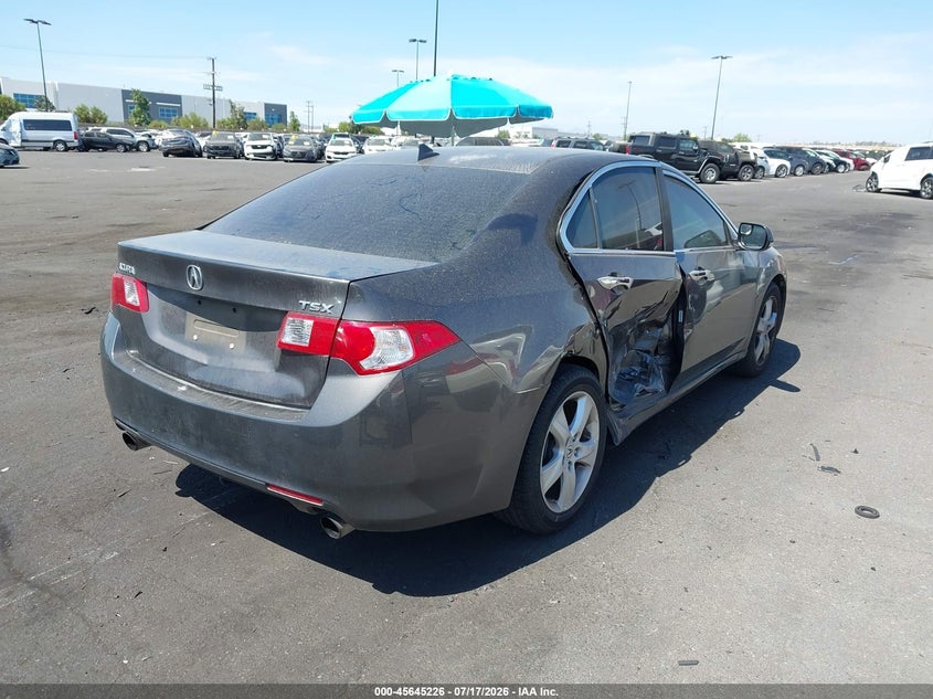 2010 Acura Tsx VIN JH4CU2F63AC021447 IAAI salvage auction — RIGHT SIDE, Salvage Certificate (California), sold $900 on 2026-07-31 (photo 4)