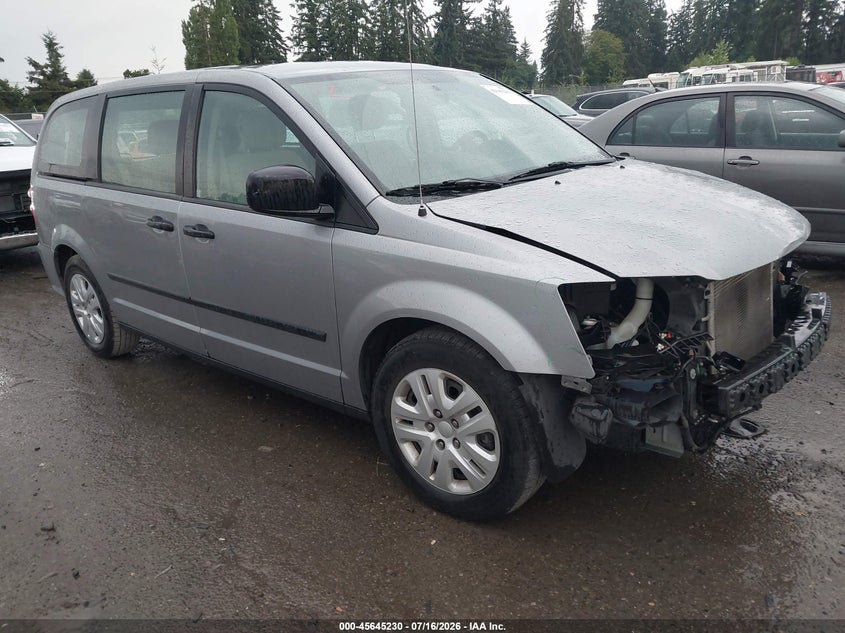 2016 Dodge Caravan VIN 2C4RDGBG1GR118329 IAAI salvage auction — FRONT END, Salvage Title, sold $1,550 on 2026-07-31 (photo 1)
