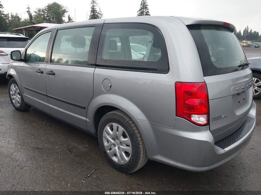2016 Dodge Caravan VIN 2C4RDGBG1GR118329 IAAI salvage auction — FRONT END, Salvage Title, sold $1,550 on 2026-07-31 (photo 3)