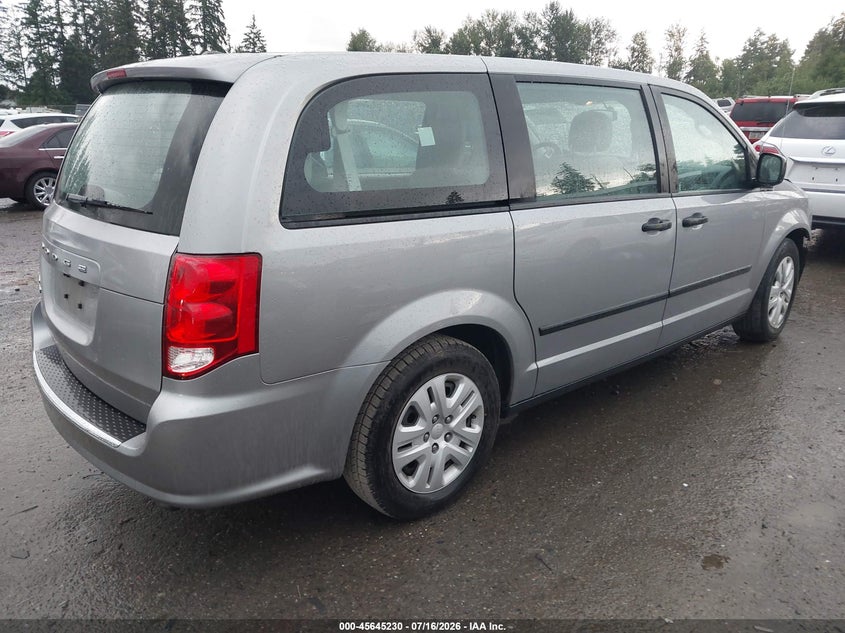 2016 Dodge Caravan VIN 2C4RDGBG1GR118329 IAAI salvage auction — FRONT END, Salvage Title, sold $1,550 on 2026-07-31 (photo 4)