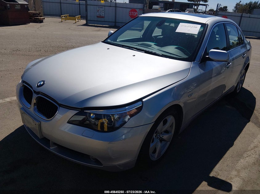 2006 BMW 5 series VIN WBANE53586CK80752 IAAI salvage auction — NORMAL WEAR, Clear - Dealer Only (California), sold $300 on 2026-07-28 (photo 2)