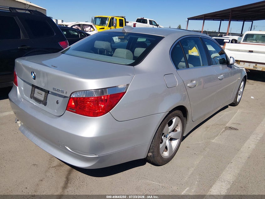 2006 BMW 5 series VIN WBANE53586CK80752 IAAI salvage auction — NORMAL WEAR, Clear - Dealer Only (California), sold $300 on 2026-07-28 (photo 4)