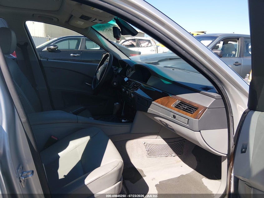2006 BMW 5 series VIN WBANE53586CK80752 IAAI salvage auction — NORMAL WEAR, Clear - Dealer Only (California), sold $300 on 2026-07-28 (photo 5)