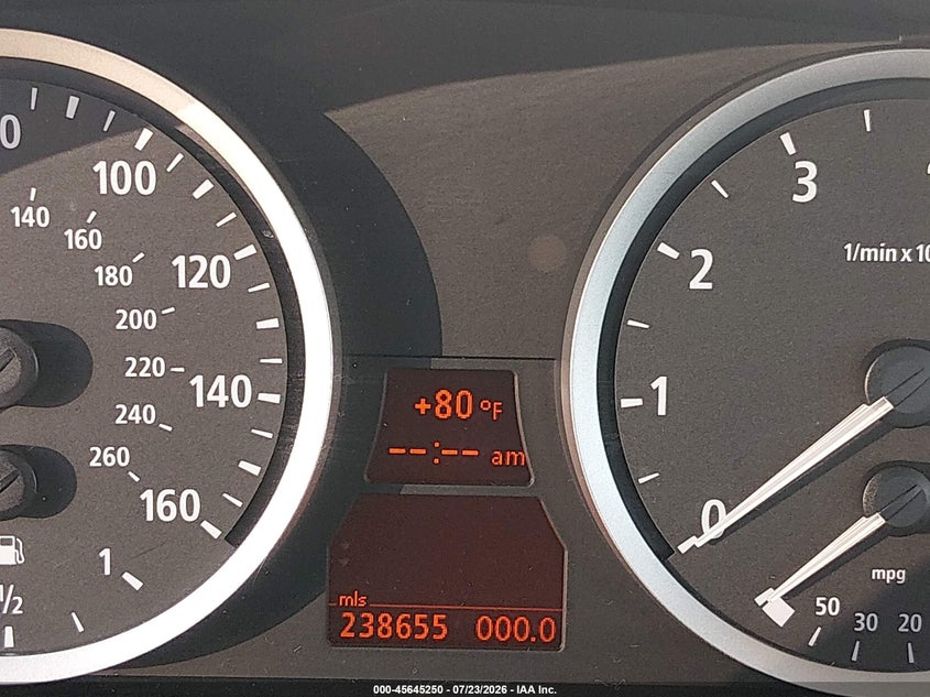 2006 BMW 5 series VIN WBANE53586CK80752 IAAI salvage auction — NORMAL WEAR, Clear - Dealer Only (California), sold $300 on 2026-07-28 (photo 7)
