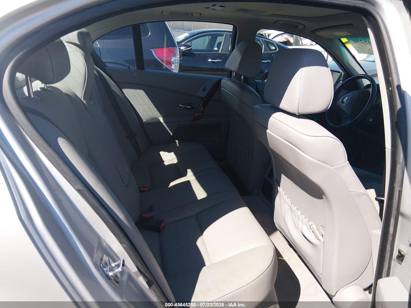 2006 BMW 5 series VIN WBANE53586CK80752 IAAI salvage auction — NORMAL WEAR, Clear - Dealer Only (California), sold $300 on 2026-07-28 (photo 8)