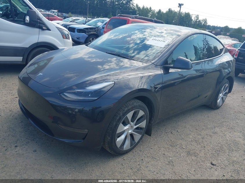 2024 Tesla Model y VIN 7SAYGAEE2RF064132 IAAI salvage auction — LEFT REAR, Bill Of Sale (Washington), sold $16,700 on 2026-07-30 (photo 2)