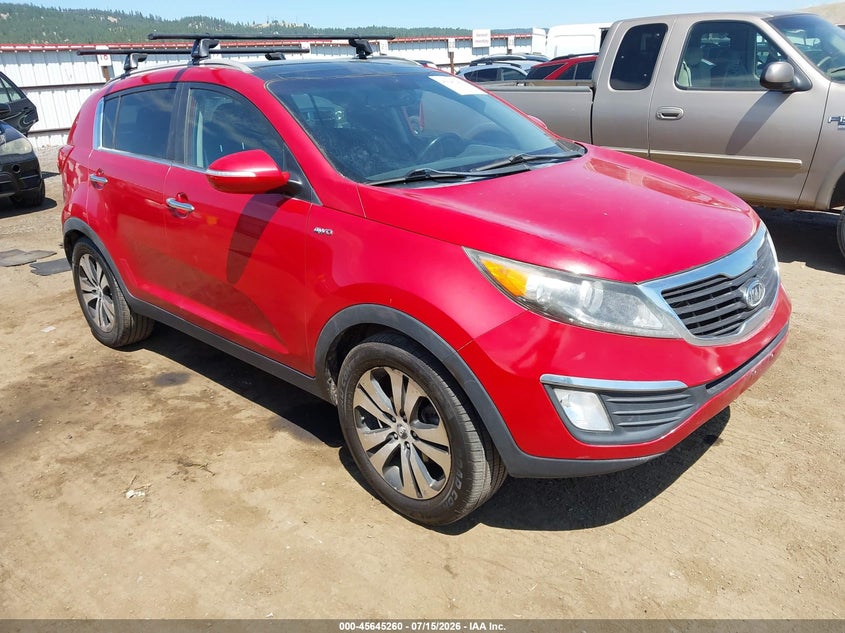 2011 Kia Sportage VIN KNDPCCA26B7152625 IAAI salvage auction — NORMAL WEAR, Clear (Montana), sold $325 on 2026-07-21 (photo 1)