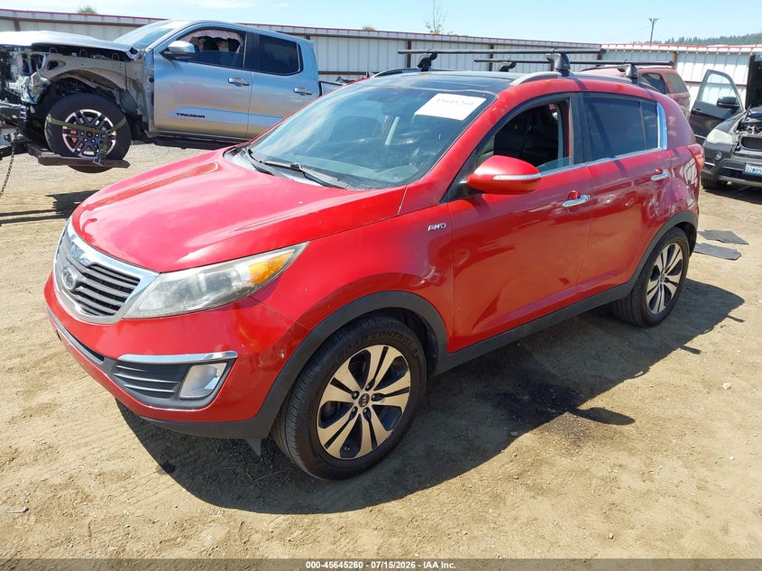 2011 Kia Sportage VIN KNDPCCA26B7152625 IAAI salvage auction — NORMAL WEAR, Clear (Montana), sold $325 on 2026-07-21 (photo 2)