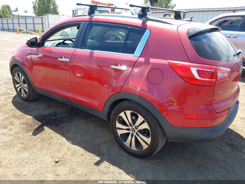 2011 Kia Sportage VIN KNDPCCA26B7152625 IAAI salvage auction — NORMAL WEAR, Clear (Montana), sold $325 on 2026-07-21 (photo 3)