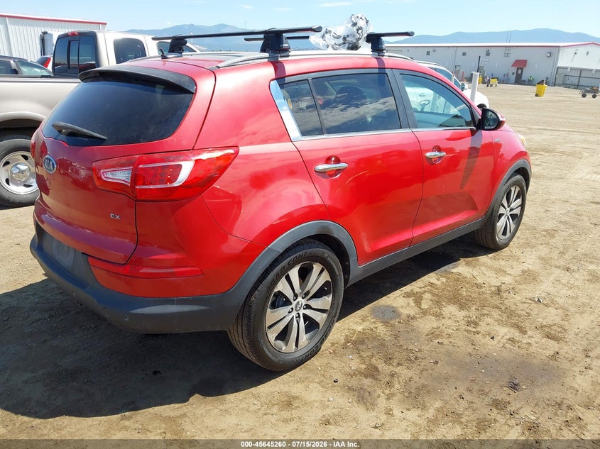 2011 Kia Sportage VIN KNDPCCA26B7152625 IAAI salvage auction — NORMAL WEAR, Clear (Montana), sold $325 on 2026-07-21 (photo 4)
