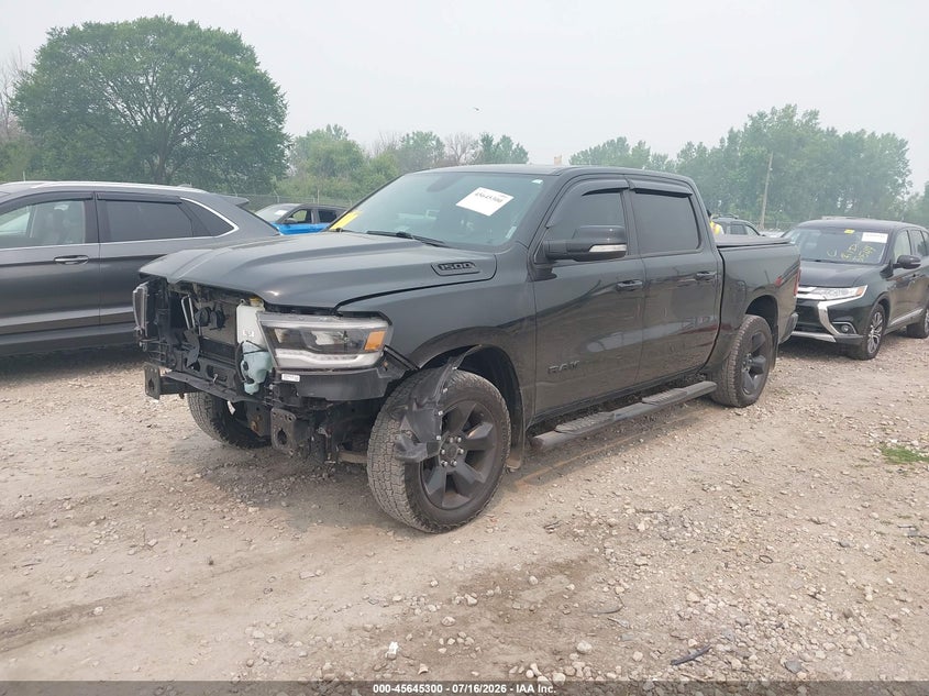 2019 Ram 1500 VIN 1C6RRFFG0KN742464 IAAI salvage auction — FRONT END, Clear (Wisconsin), sold $8,600 on 2026-07-23 (photo 2)