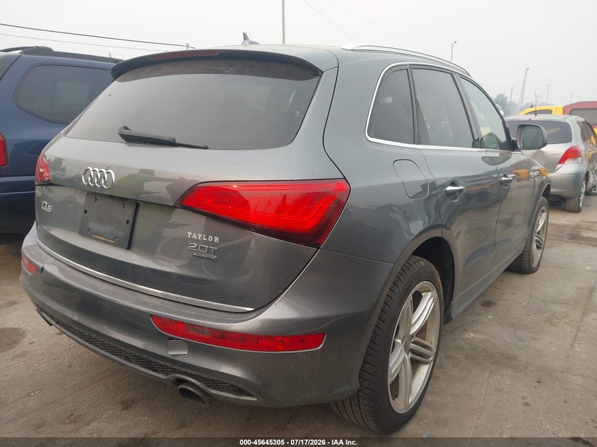 2017 Audi Q5 VIN WA1M2AFP3HA095692 IAAI salvage auction — NORMAL WEAR, Original (Ohio), sold $1,550 on 2026-07-28 (photo 4)