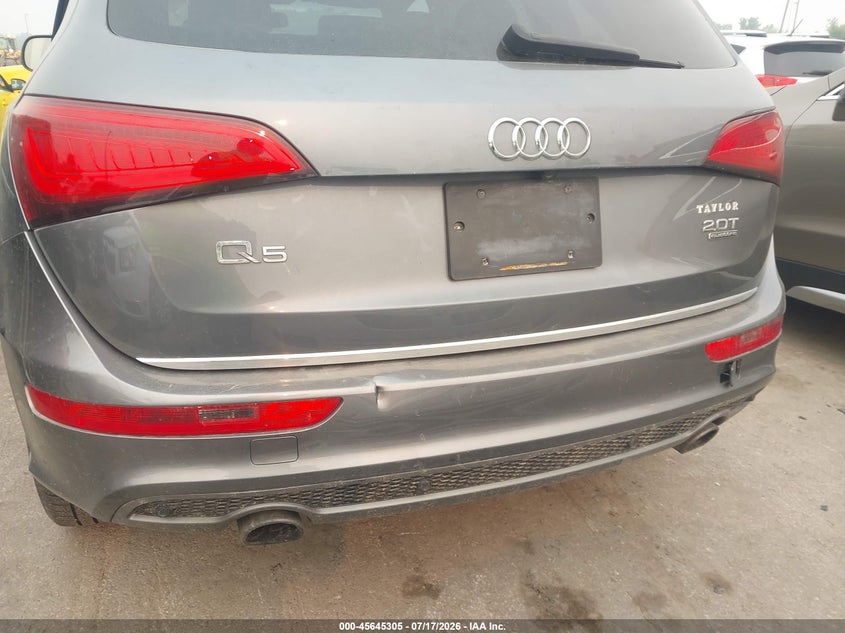 2017 Audi Q5 VIN WA1M2AFP3HA095692 IAAI salvage auction — NORMAL WEAR, Original (Ohio), sold $1,550 on 2026-07-28 (photo 6)