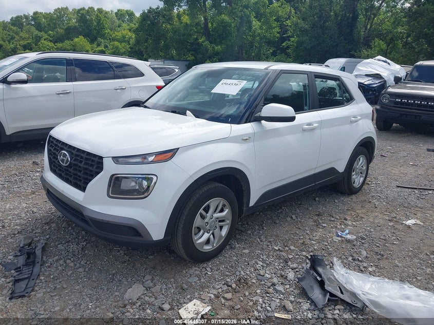 2021 Hyundai Venue VIN KMHRB8A39MU067120 IAAI salvage auction — NORMAL WEAR, Clear (Tennessee), sold $2,550 on 2026-07-23 (photo 2)