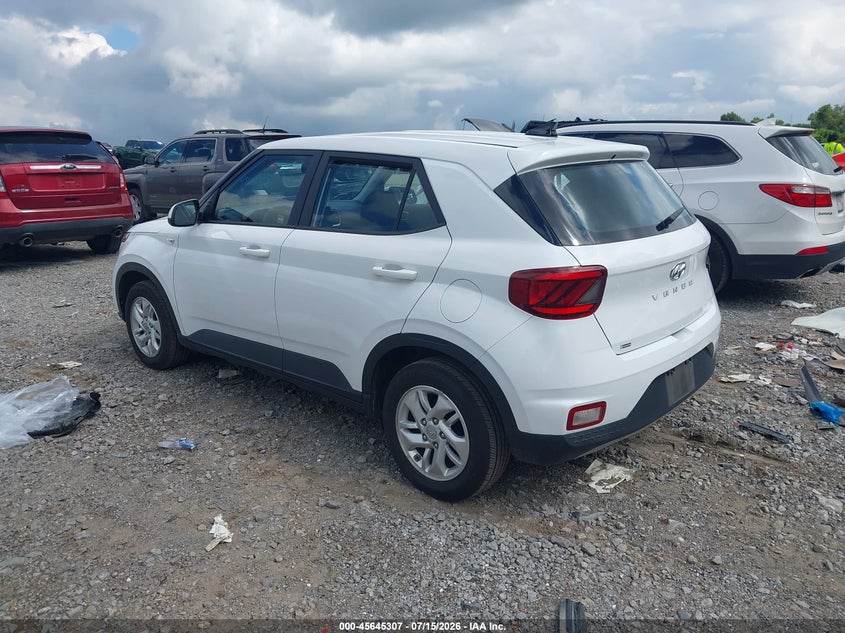 2021 Hyundai Venue VIN KMHRB8A39MU067120 IAAI salvage auction — NORMAL WEAR, Clear (Tennessee), sold $2,550 on 2026-07-23 (photo 3)
