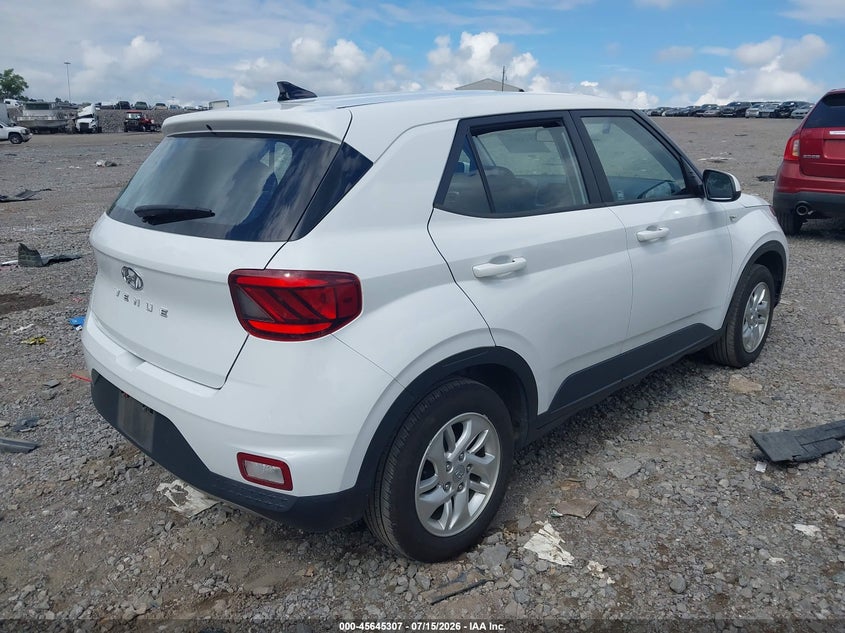 2021 Hyundai Venue VIN KMHRB8A39MU067120 IAAI salvage auction — NORMAL WEAR, Clear (Tennessee), sold $2,550 on 2026-07-23 (photo 4)